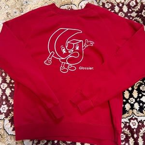 NEW Glossier LIMITED EDITION Holiday Sweatshirt